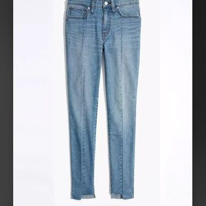 Madewell Skinny Jeans 9” high rise step hem